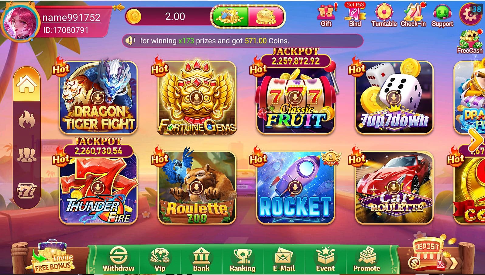 L83 game interface preview